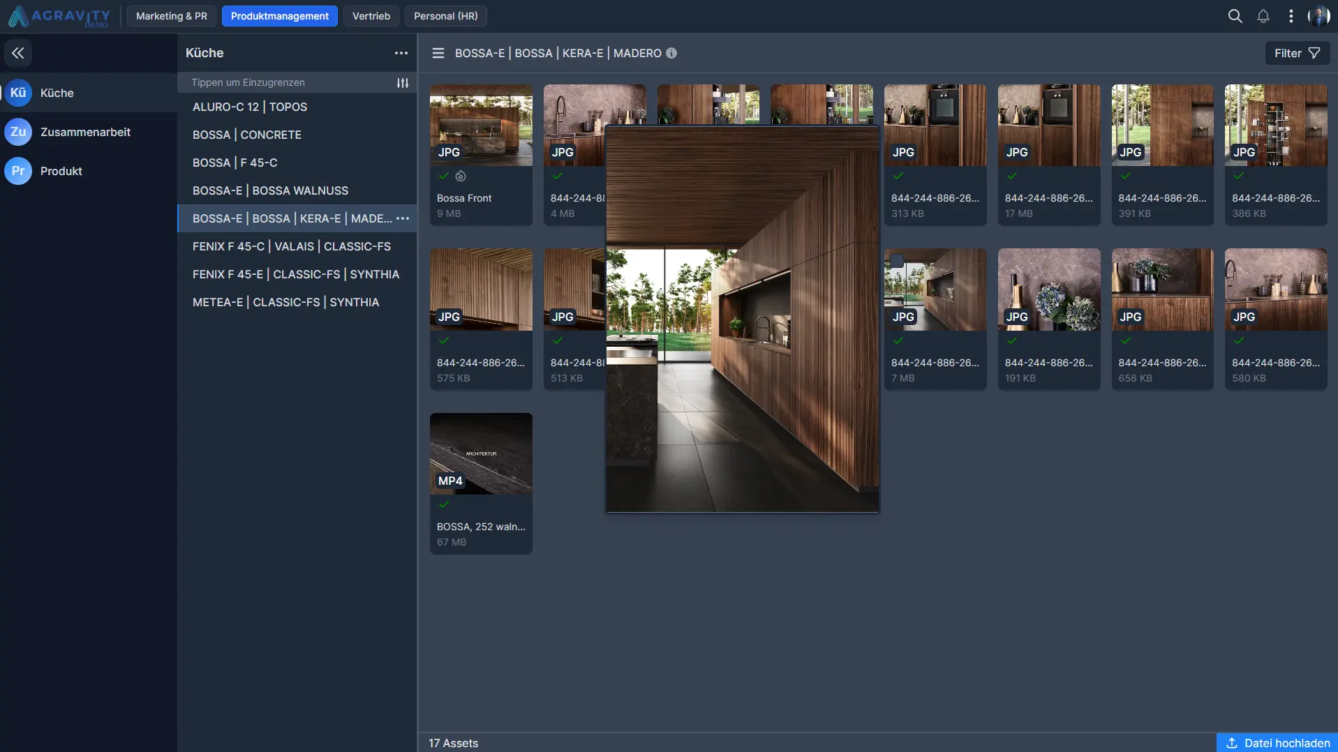 screenshot of Agravity GlobalDAM